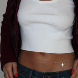 Core Belly Chain in Silver