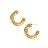 Stem Hoop Earrings
