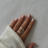 Organic Ring in Silver