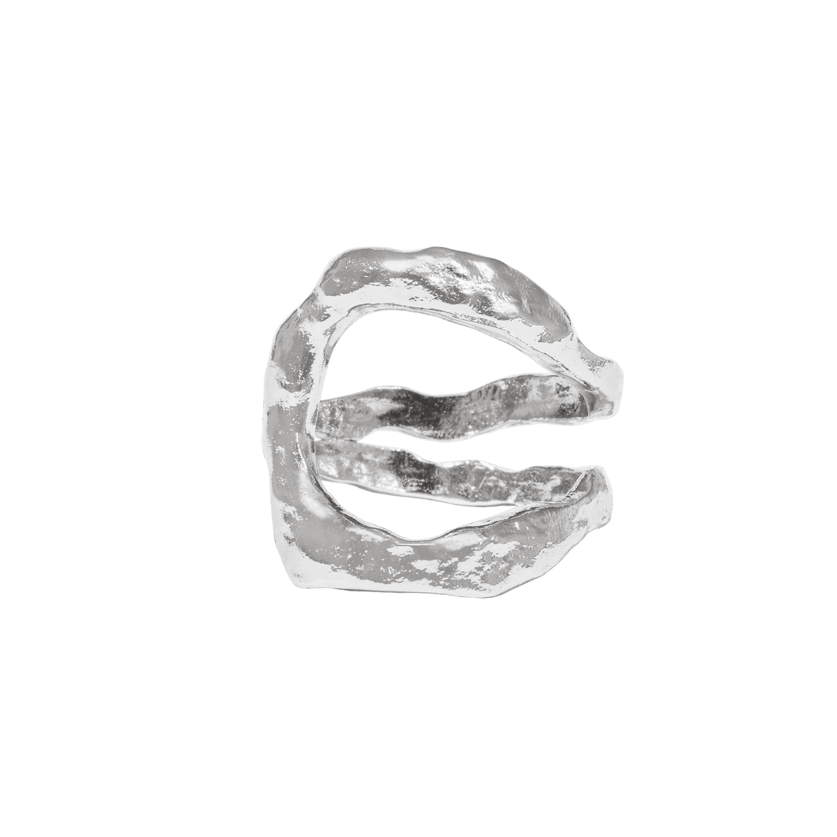 Organic Ring in Silver | Adda Studio – adda studio