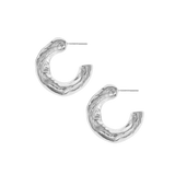 Stem Hoop Earrings